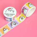 Robot Dance Battle - Grumpy Chicken Stamp Washi Tape