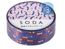 KING JIM - SODA transparent Masking Tape 0.6" wide