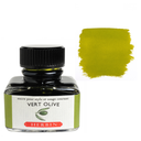J Herbin Fountain Pen Ink 30ml Bottle Vert Olive (Olive Green)