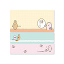 Frontier Creators Stationery Circus x usagino Sticky Note 3-design Set