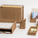 U Brands - U Brands Somerset Woven Desktop Organizer Brown