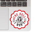 Juju and Moxie - The Hell I Won't Cowgirl Vinyl Sticker