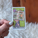 Big Moods - "The Annotator" Book Tarot Card Sticker