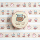 Robot Dance Battle - Coffee Cats Washi Tape