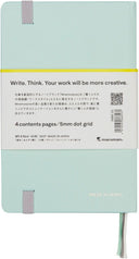 Maruman Mnemosyne Journal - A6 - 5mm Dot Grid - Mint Green