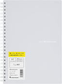 Maruman Mnemosyne A5 Spiral Notebook Soft cover- 7mm Lined - Light Grey