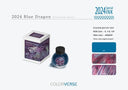 Colorverse 2024 Blue Dragon Silver Glistening Fountain Pen Ink