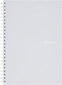 Maruman Mnemosyne A5 Spiral Notebook Soft cover- 7mm Lined - Light Grey