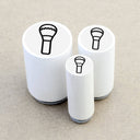 Merry and Bright - Mini stamp makeup brush