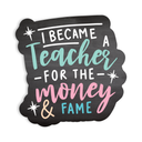 Juju and Moxie - Teacher Education Appreciation High Quality Vinyl Sticker