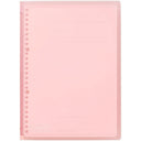 Maruman Kurufit Binder - B5 - 26 Rings - Light Pink