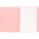Maruman Kurufit Binder - B5 - 26 Rings - Light Pink
