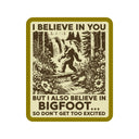 Juju and Moxie - Bigfoot Sarcastic Cute Cryptoid High Quality Vinyl Sticker
