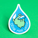 Robot Dance Battle - Drink More Water Vinyl Sticker
