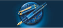 Pelikan Classic M200 Golden Lapis Fountain Pen