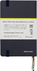 Maruman Mnemosyne A6 Journal - 6.5mm Lined - Navy