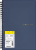 Maruman Mnemosyne A5 Spiral Notebook Soft cover- 7mm Lined - Navy
