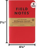 Field Notes - 5E Character Journal - 4.75" x 7.5" (2-Pack)