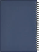 Maruman Mnemosyne A5 Spiral Notebook Soft cover- 7mm Lined - Navy