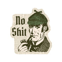 Juju and Moxie - No Shit Detective Literature High Quality Vinyl Sticker