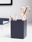 U Brands - U Brands Solid Navy Desk Org Set