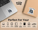 Sticker Lodge - I Do Not Think Therefore I Do Not Am Vinyl Sticker