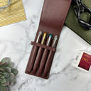 Girologio - Leather 4 Pen Case