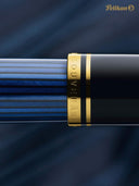 Pelikan Souveran M600 Black & Blue Fountain Pen