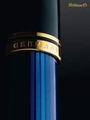 Pelikan Souveran M600 Black & Blue Fountain Pen