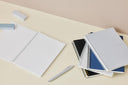 Maruman Mnemosyne A5 Spiral Notebook Soft cover- 7mm Lined - Light Grey