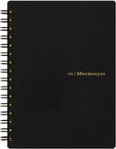Maruman Mnemosyne A6 Memo Pad- 7mm Line - Black