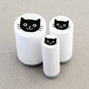Merry and Bright - Black cat mini stamp