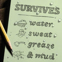 Rite in the Rain - Rite in the Rain 3.5" x 5" Pocket Notebook, Green