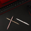 Rotring 600 Metallic Metal Ballpoint Pen - Pearl White