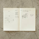 Midori DIARY STICKER FREE - Undated Monthly - 16 Small Sheets