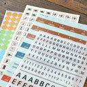 Traveler’s Company Traveler’s Notebook Customized Sticker Set 2027