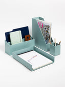 U Brands - U Brands Solid Teal Desk Org Set