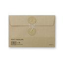 TRAVELER’S COMPANY Kraft Envelope with String – Medium – Brown