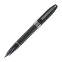 Sheaffer Legacy Chevron Fountain Pen in Matte Black with PVD Gunmetal