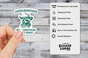 Sticker Lodge - Undiagnosed But Something Ain't Right Vinyl Sticker
