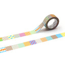 mt masking tape - 15mm geometric pattern