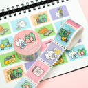 Robot Dance Battle - I Love Books Stamp Washi Tape