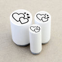 Merry and Bright - Mini stamp heart