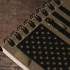 Rite in the Rain - Rite in the Rain 3" x 5" Top Spiral Notebook, Tan Flag