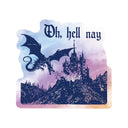 Juju and Moxie - Roll Play Dragon Fantasy Book High Quality Vinyl Sticker