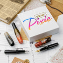 Benu Pixie Pocket Fountain Pen - Metallic Dust - set of 3 (F,M,B)