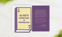 Wearingeul Embroidered Bookmark - World Literature - Alice in Wonderland