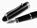 Aurora 88 Small Fountain Pen Black Resin Chrome Trim 810C