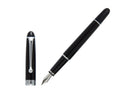 Aurora 88 Small Fountain Pen Black Resin Chrome Trim 810C