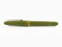 Back to the Land Quirky Leaf Fountain Pen - Push Button Piston - Gold Trim